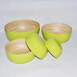 匠心獨具，自然之選——巨匠定制彩色竹制沙拉碗，點亮歐式餐桌藝術